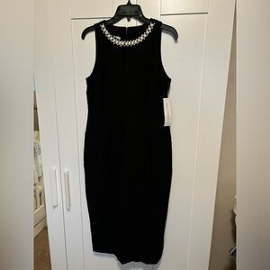 NWT Maggy London  Black Sleeveless Dress in 8